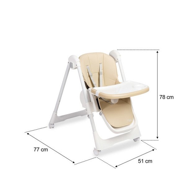 HIGH CHAIR MEGALO PINK 15