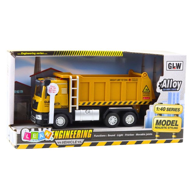 Construction Vehicle Yellow Tipper Truck 3