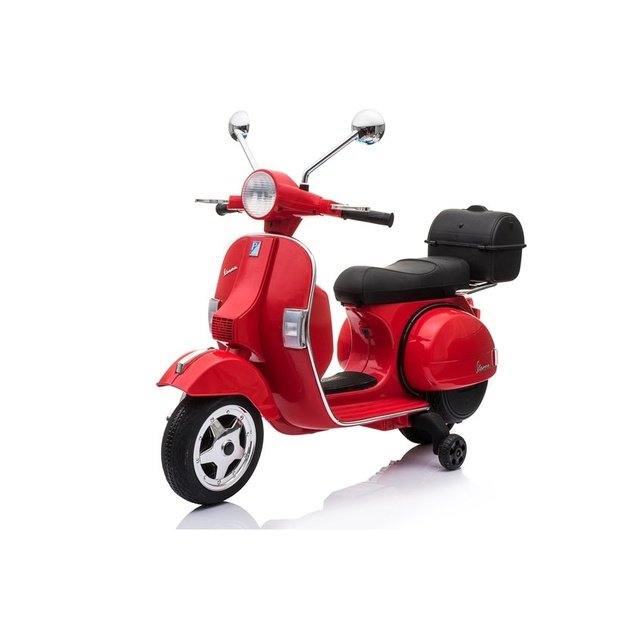 Vespa Scooter Electric Ride On Motorcycle - Red 1