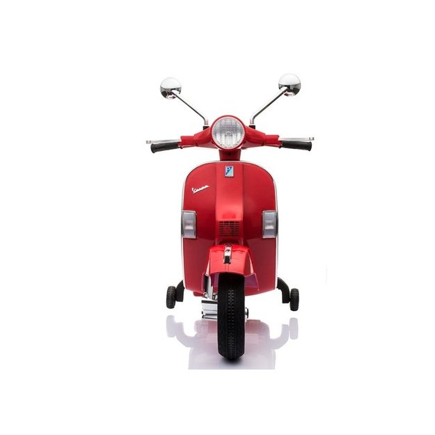 Vespa Scooter Electric Ride On Motorcycle - Red 4