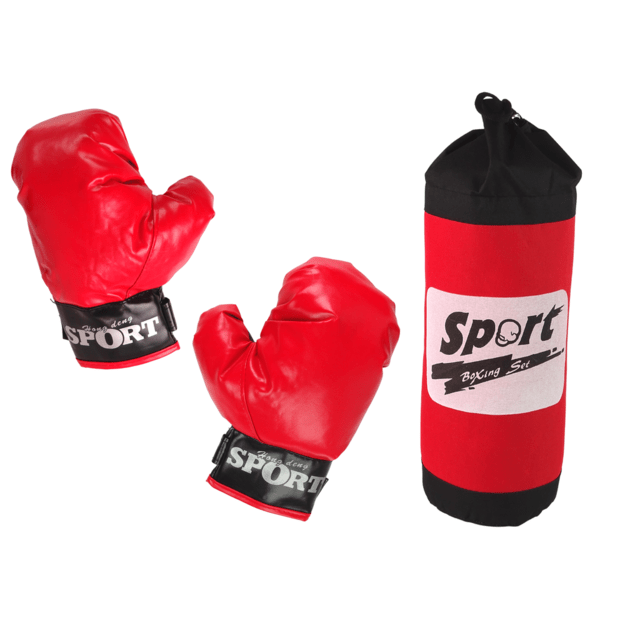 Boxing Set  Sack + Velcro gloves