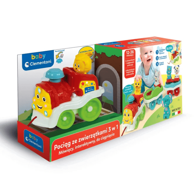 Interactive Animal Train Polish language Clementoni 50802