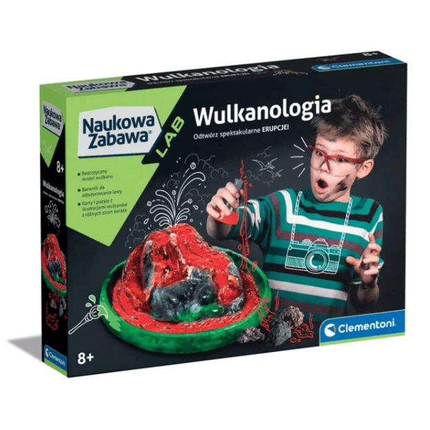 Scientific Fun Volcanology Science Kit Clementoni 50893