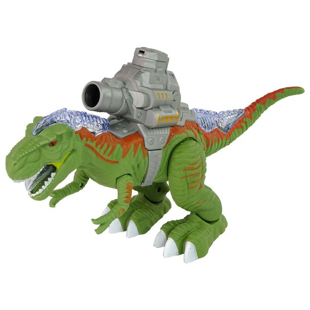 Dinosaur with Catapult Walks Shoots Green 1