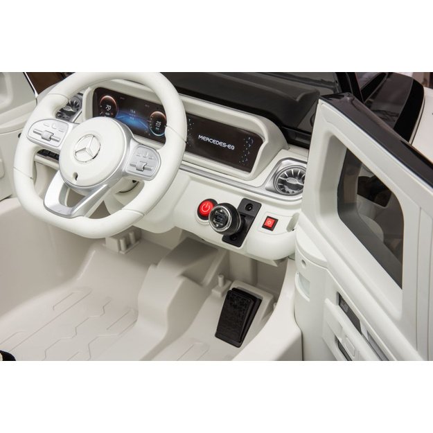 Battery-powered car Mercedes EQG 4x4 White