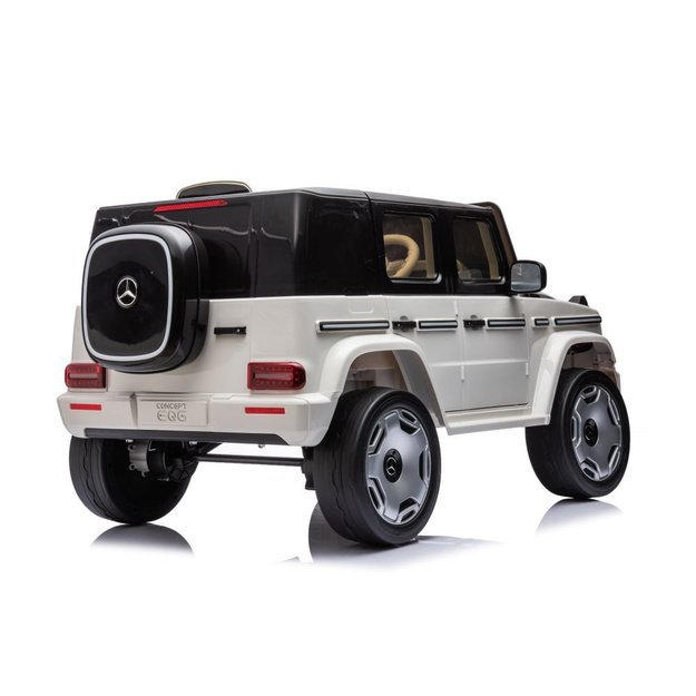 Battery-powered car Mercedes EQG 4x4 White