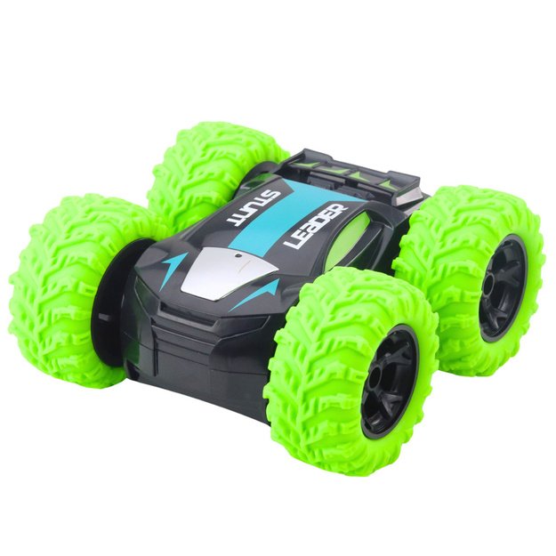 Remote Controlled RC Stunt Car 360&deg; Spins Green