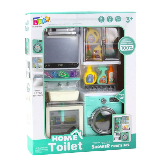 Bathroom Toy Washbasin Cabinet Accessories Lights Sounds 3