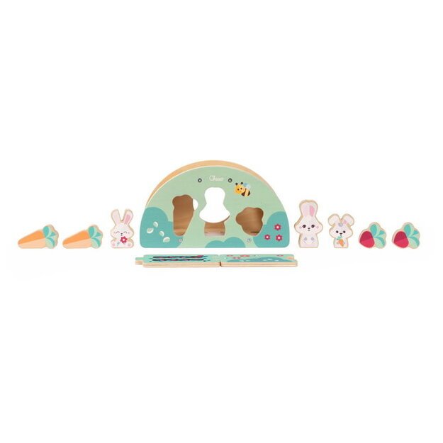 177790 WOODEN BUNNY HILL