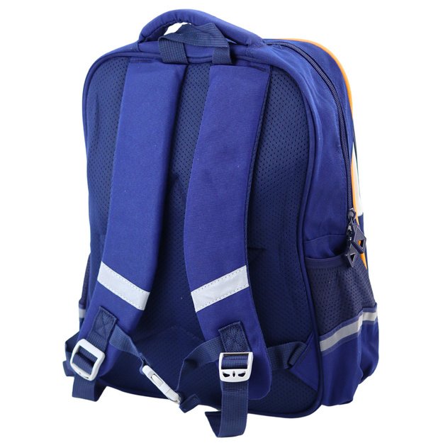 School Backpack Space Patches With Pencil Case Navy Blue 16L 1