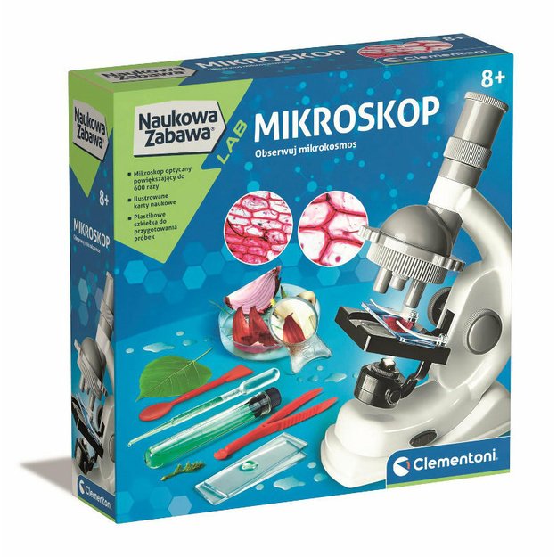 Clementoni Naukowa zabawa. Doświadczenia z mikroskopem 50806