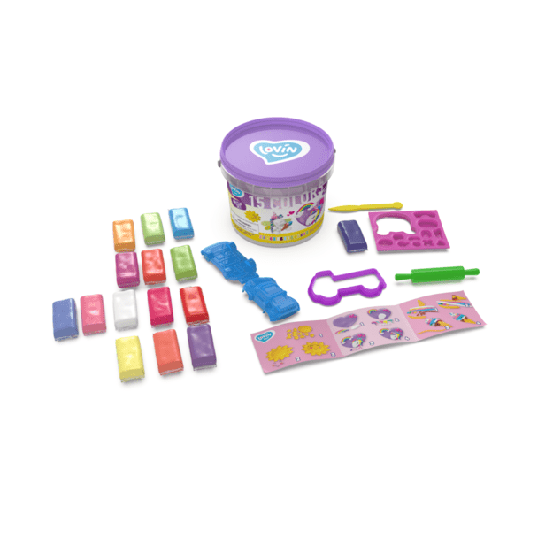 Creative modeling clay set - Magical flats