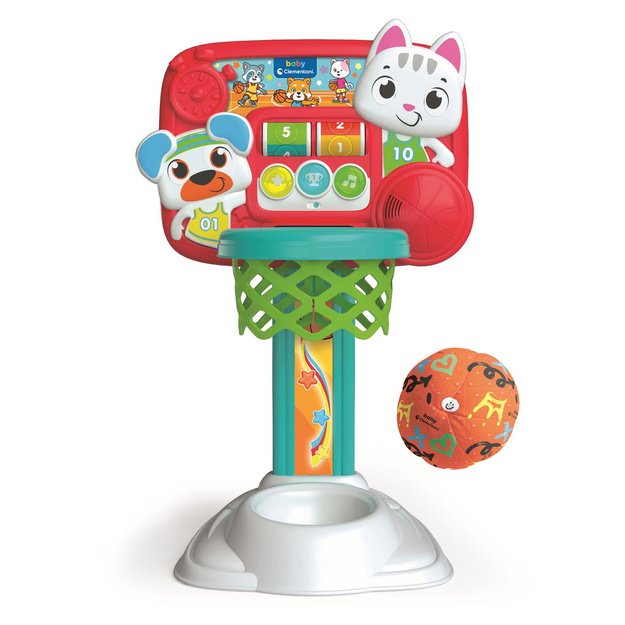 Interactive Basketball Set Kitten & Bear Polish Version Clementoni 50384  1