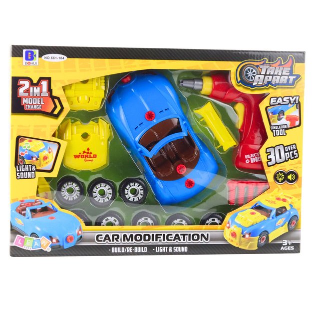 Build Your Extra Car - DIY Set for Children