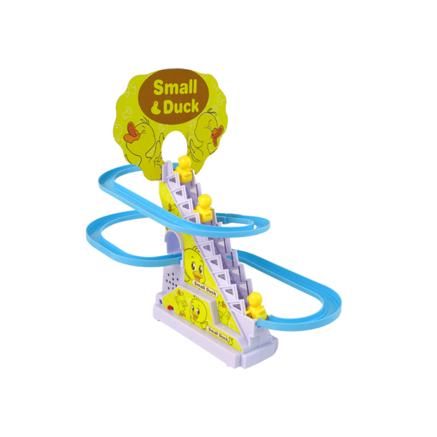 Edukacinis žaidimas „Ančiukų trasa – čiuožykla su kopimu“ 2