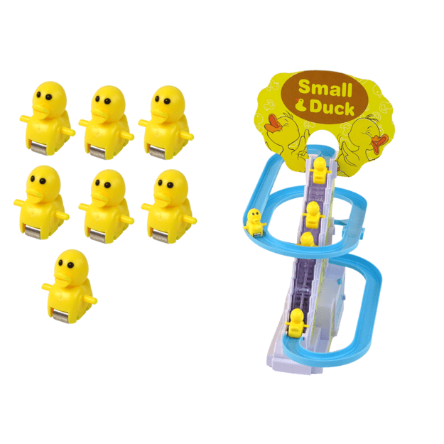 Edukacinis žaidimas „Ančiukų trasa – čiuožykla su kopimu“ 3