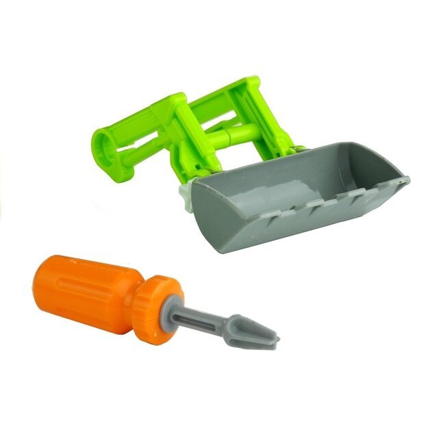 Surinkimo traktorius su atidaryta priekaba 43 cm 3