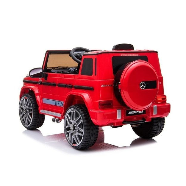 "Mercedes G63 AMG Electric Ride On Car" – Raudona 6