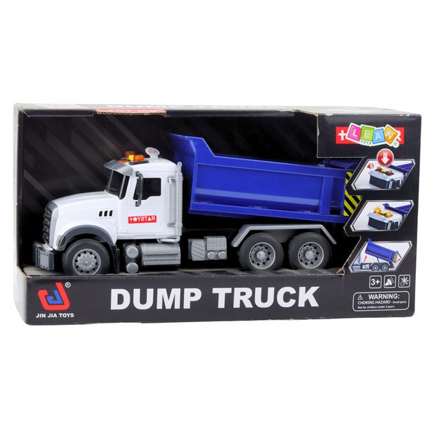 Tipper Truck Moving Box Lights Sounds Blue 3
