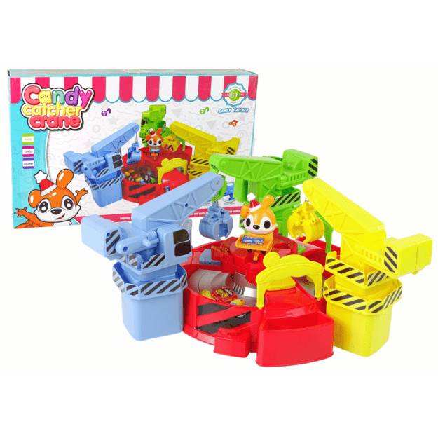 Saldainių gaudytojas Besisukantis žaidimas Pagauk savo prizą