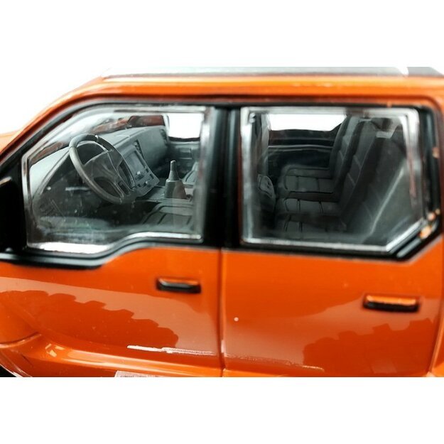 Transporto priemonių rinkinys Oranžinis sunkvežimis-monstras Raudonasis BMW Caravan 58 cm 16