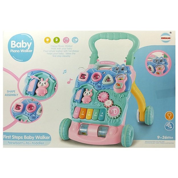 Kūdikiams skirtas lavinamasis stumdukas su pianinu 7