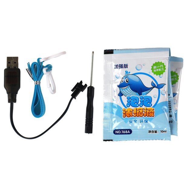 Soap Bubble Machine Soap Bubbles Electric Gun Pink 5