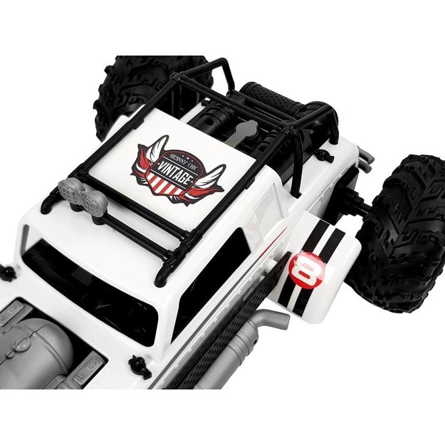 Remote Controlled Buggy 1:12 2.4G White 20 km/h Steam