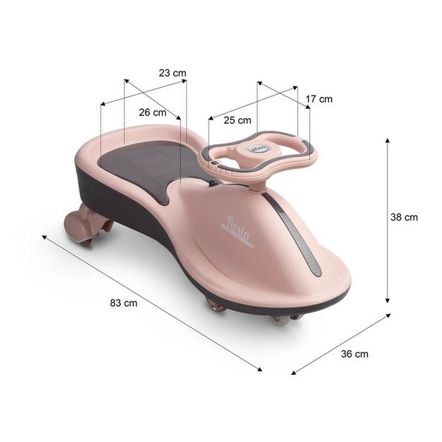 GRAVITY RIDE-ON TOY FIESTA BEIGE PURPLE 19