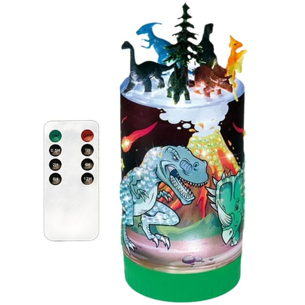DIY Dinosaurs in a Jar Creative Kit Night Light Remote Control 1