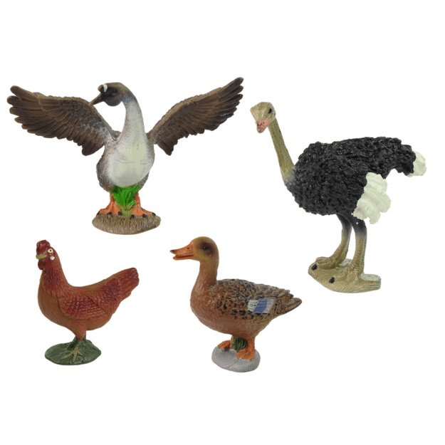 Ūkinių gyvūnų figūrėlių rinkinys Ūkininkas paukštis 2
