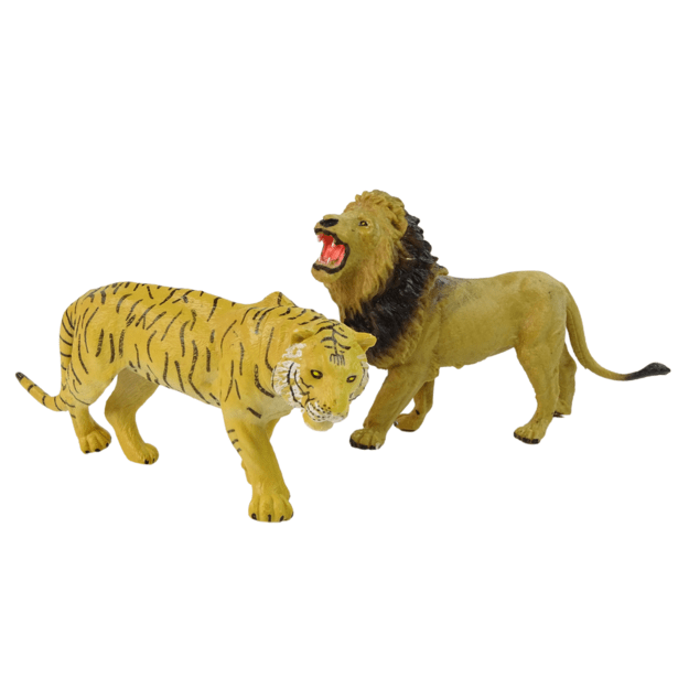 Cirko gyvūnų transporto priemonių rinkinys Cirko gyvūnų sunkvežimis ir automobilis su priekaba 2