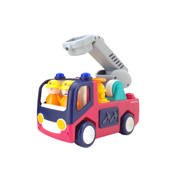 Educational Interactive Fire Station for Toddlers Sound Lights