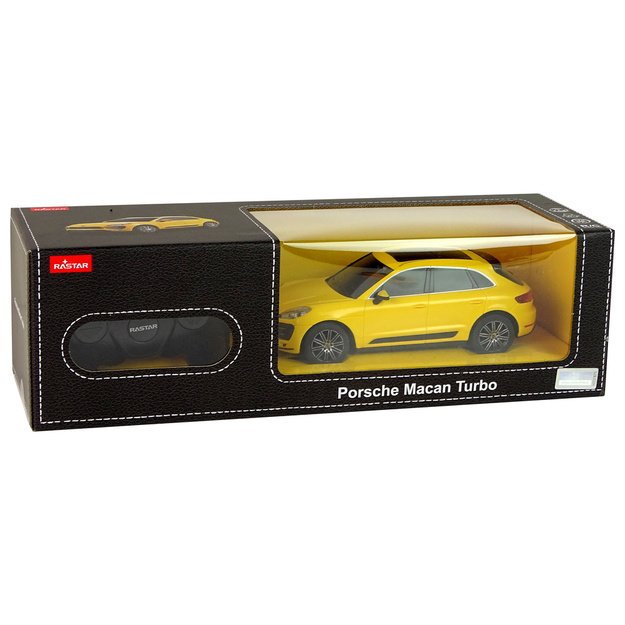 Automobilis R/C Porsche Macan Turbo 1:24 Rastar Yellow 5