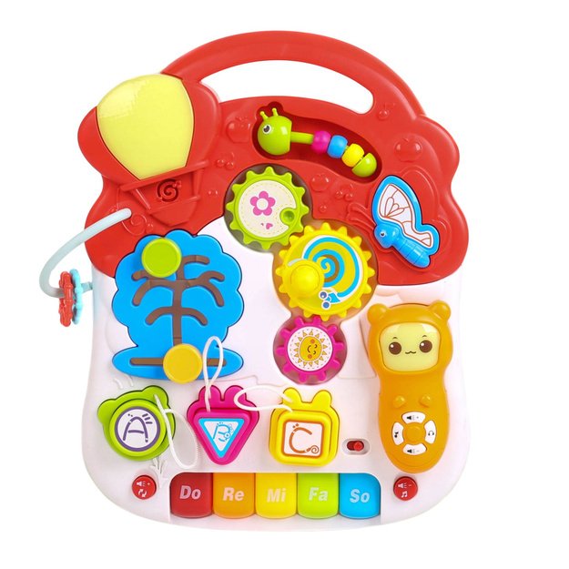 Interactive Educational Table for Toddlers Lights and Sounds Colorful 6 in 1 1