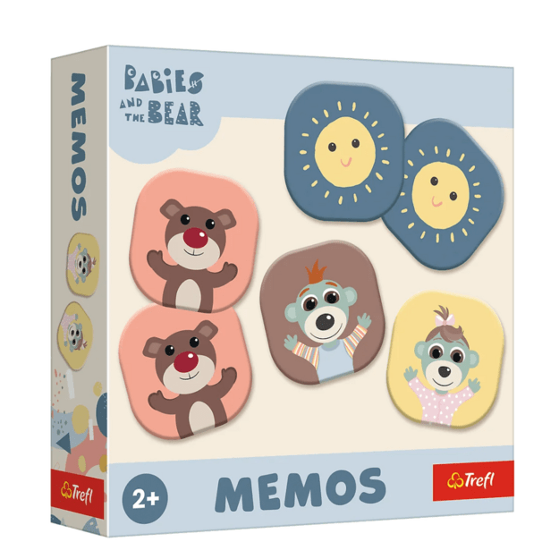 Children’s Game Memos Bobaski and Bear Trefl 02891