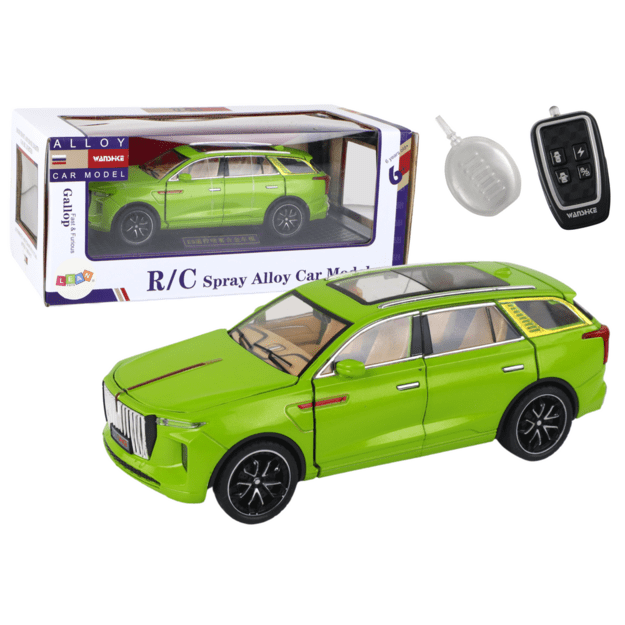 Aliuminio RC automobilio modelis 1:24 C Spalva žalia