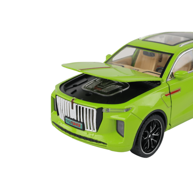 Aliuminio RC automobilio modelis 1:24 C Spalva žalia 12