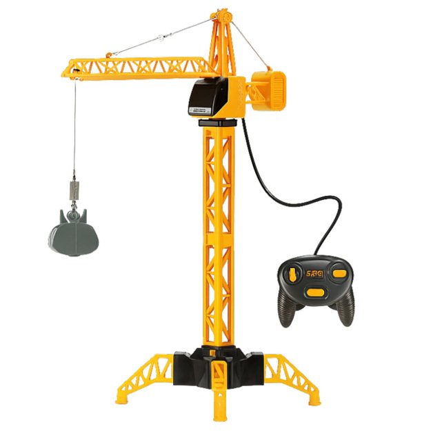 Remote Control Construction Crane RC Wired 360° Rotation 71 cm 1