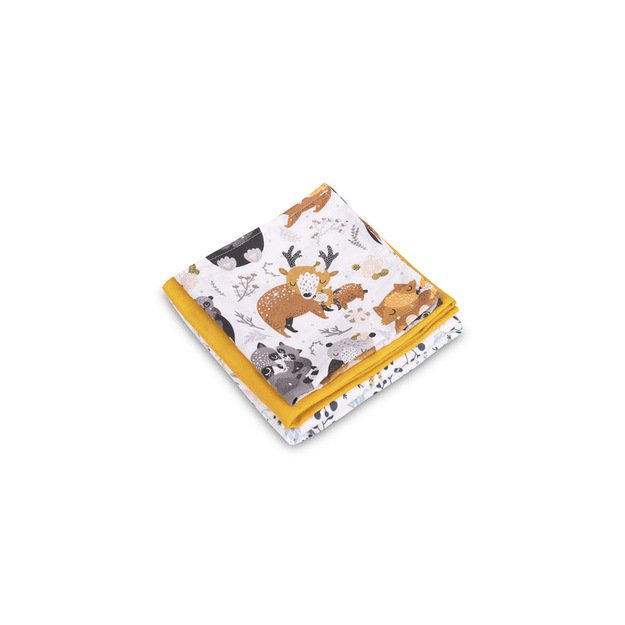 3 dalių muslino vystyklų rinkinys  EG-0104 1