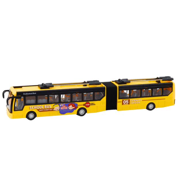 RC 1:32 Yellow Articulated Remote Controlled Trolleybus School Bus 1