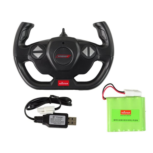 Car R/C Dodge Charger 1:16 Rastar Black 6