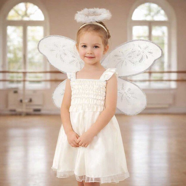 Karnavalinis angelo kostiumas 3 vnt., dydis M 1