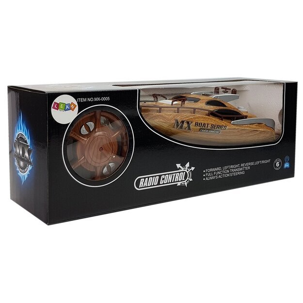 Powerboat R/C 27Mh Remote Steering Remote Control Range 40 m