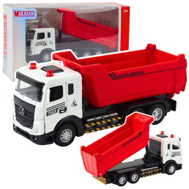 Truck Tipper Metal Cab Movable Box Lights Sounds