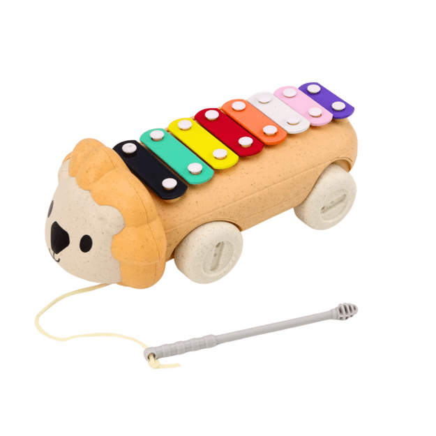 Lion Cymbals On Wheels Instrument For Children Colorful Educational