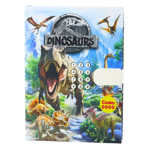 Diary Notebook Code Dinosaurs Melodies Colored Pages 1
