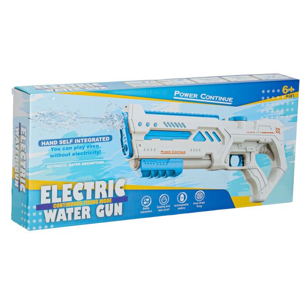 Vandens pistoletas elektrinis &scaron;autuvas stiprus profesionalus vandens pistoletas vaikams juodas 11