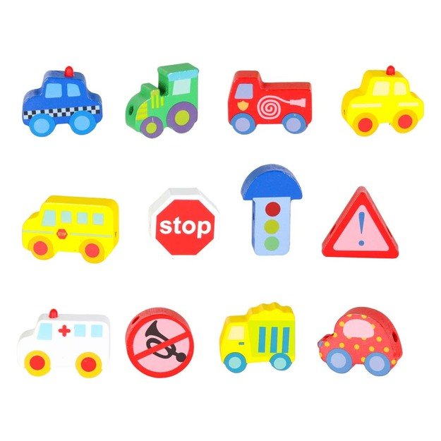 Mediniai blokai, skirti lentų lentų automobilių transporto priemonių sriegimui 4