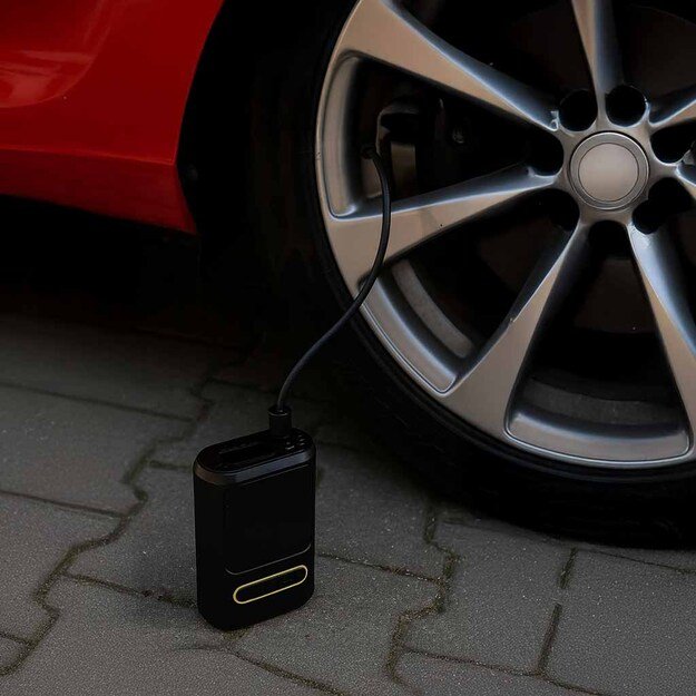 Elektrinis dviračių siurblys automobilio powerbank USB 5